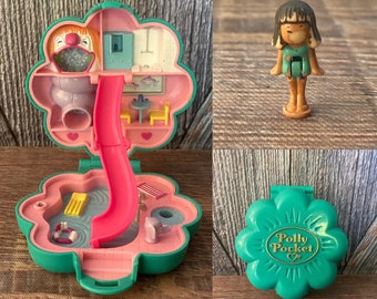 polly pocket water slide set
