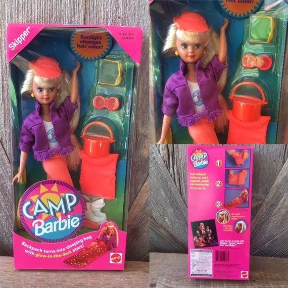 camping barbie 90s