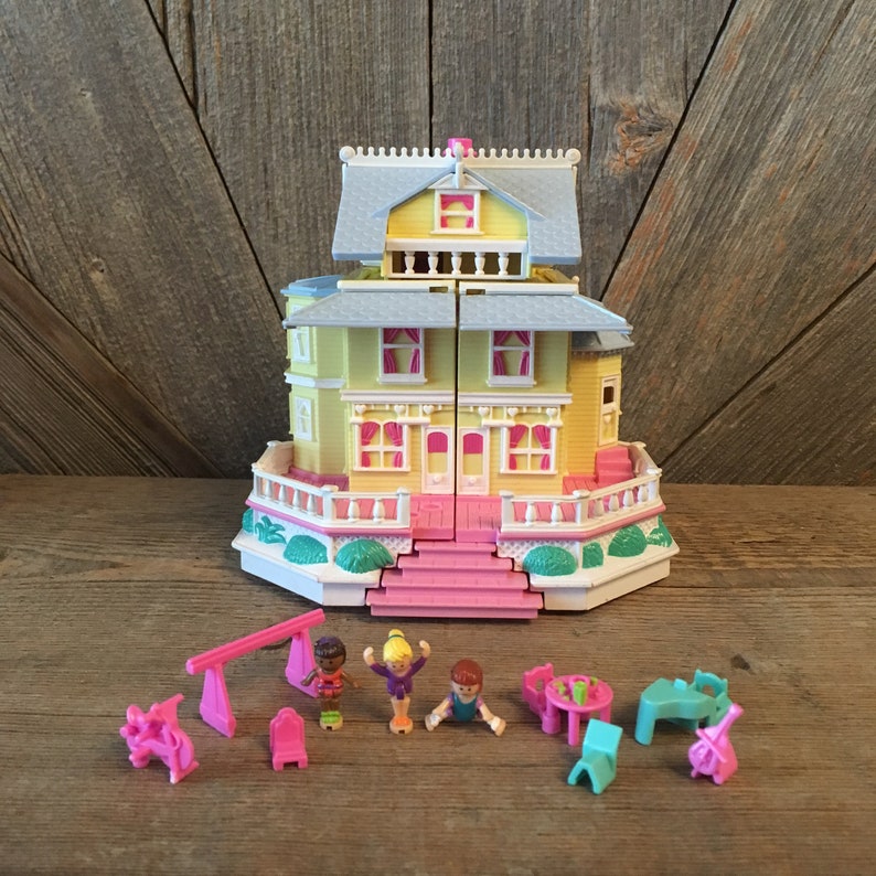 polly pocket house set