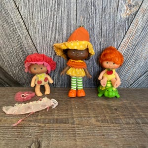 Vintage Strawberry Shortcake Dolls, PICK ONE {1980s Original First Dolls} Cherry Cobbler, Orange Blossom, Teatime Turtle Apple Dumplin