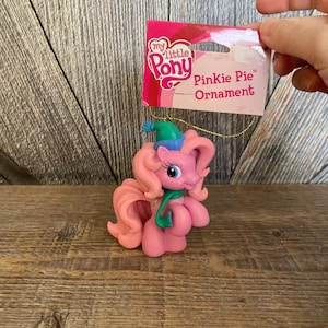 Vintage My Little Pony Ornament Pinkie Pie {Hasbro Keepsake Ornament Holiday} Holiday Gift for Teacher Toy Decoration