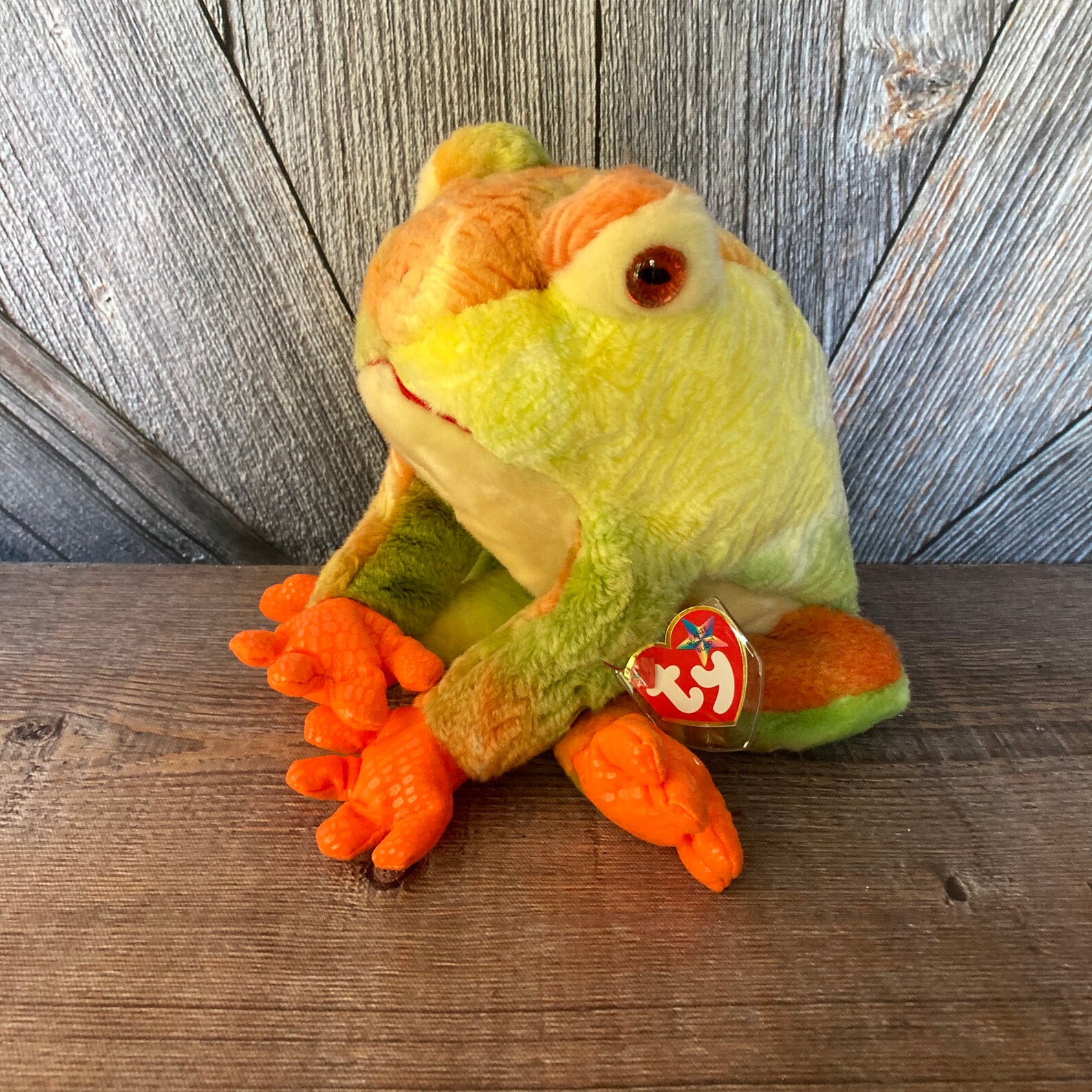 Vintage Frog Beanie Buddy Large Ty Beanie Baby Beanie Babies | Etsy