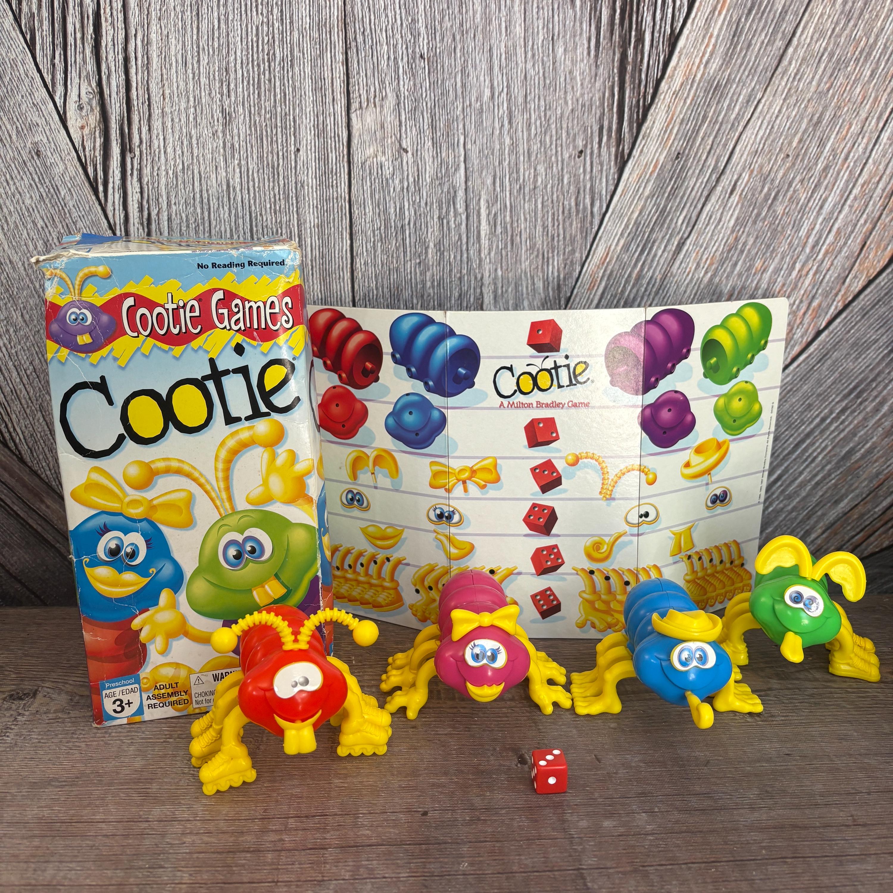 Vintage Cootie Game Milton Bradley, 1999 Complete! the Game of