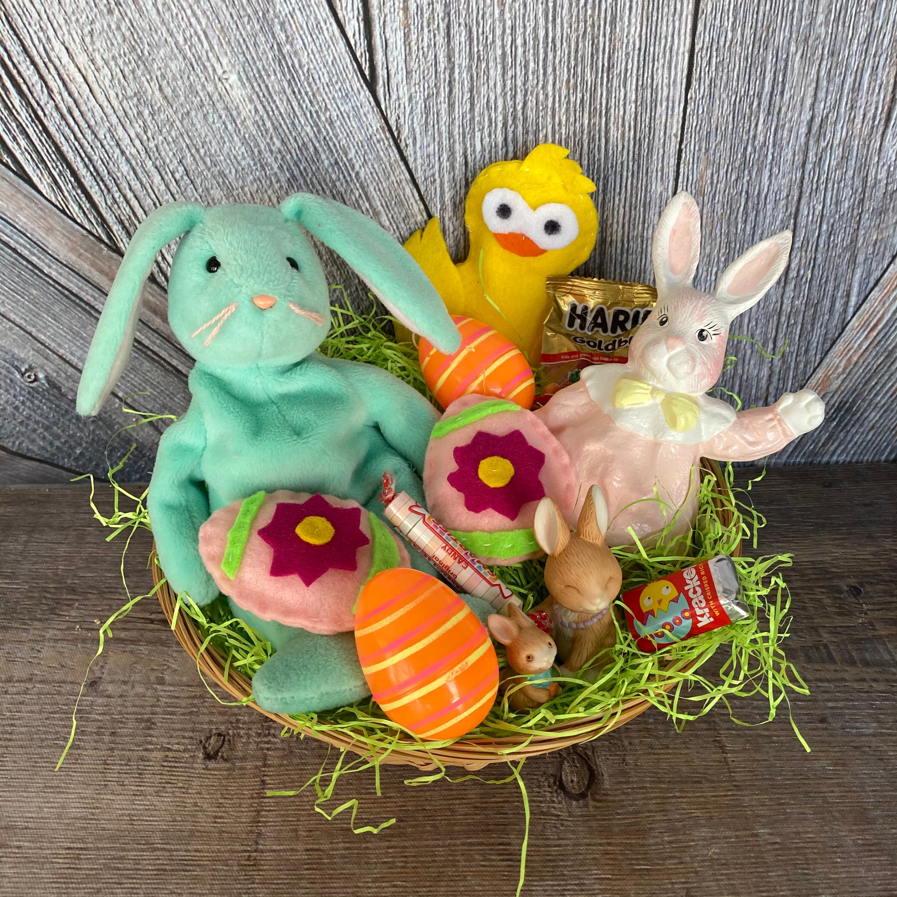 Custom Filled Easter Basket Baby's First Easter Etsy