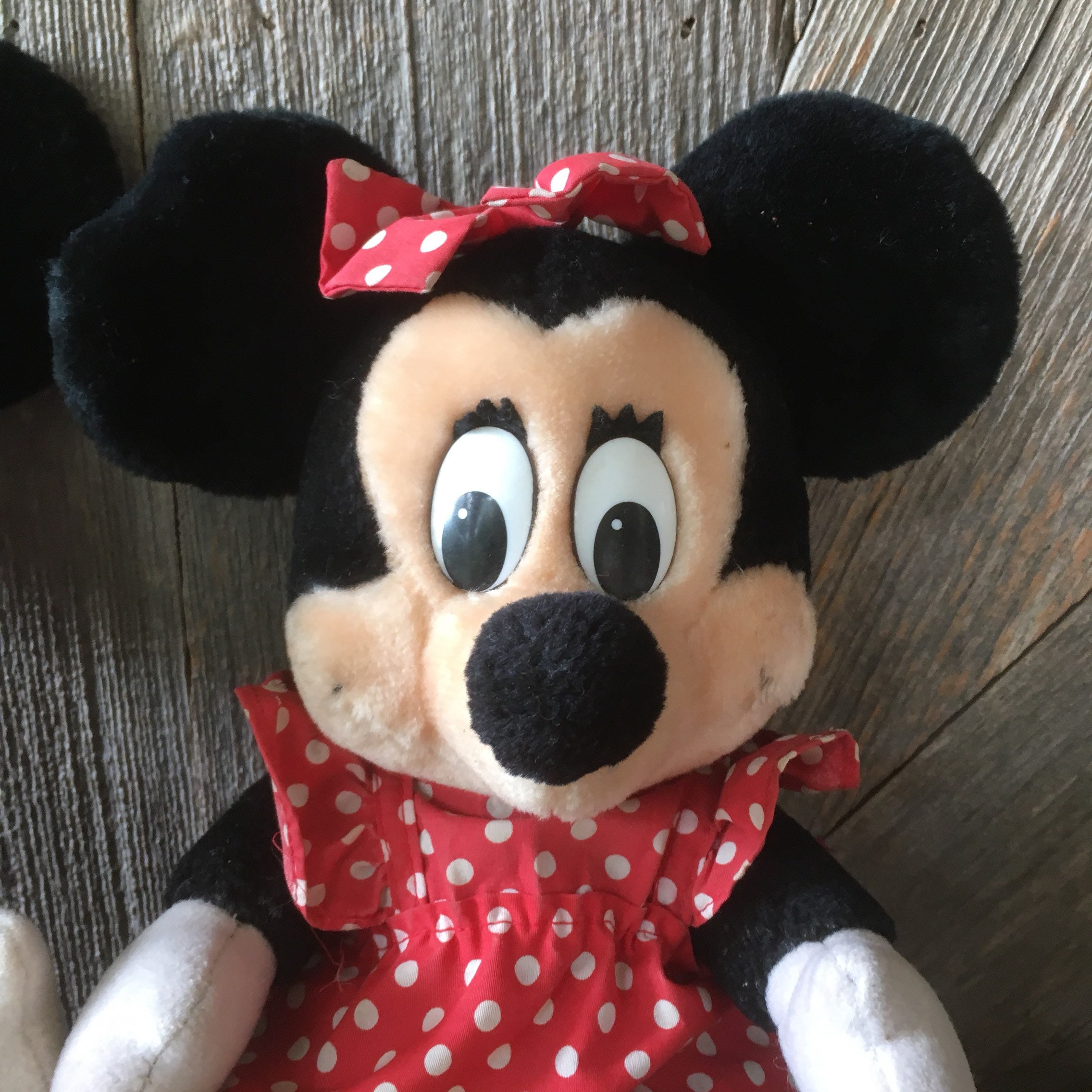 Vintage Plush Mickey Mouse and Minnie Mouse Disneyland Walt - Etsy