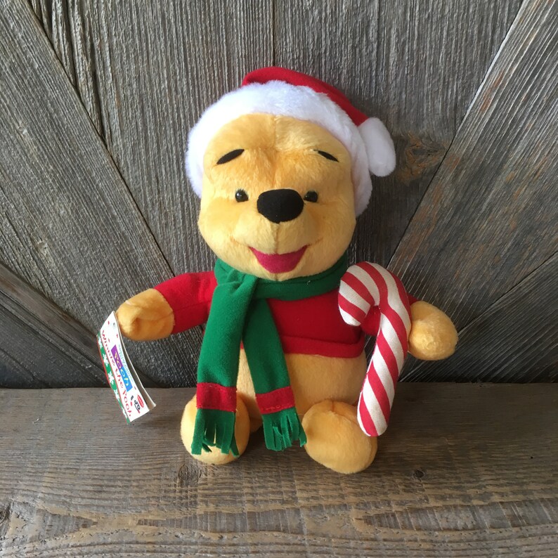 christmas winnie the pooh plush