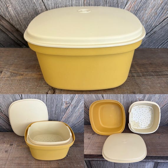 Vintage Tupperware Steamer {plastic Microwave Steamer Veggies