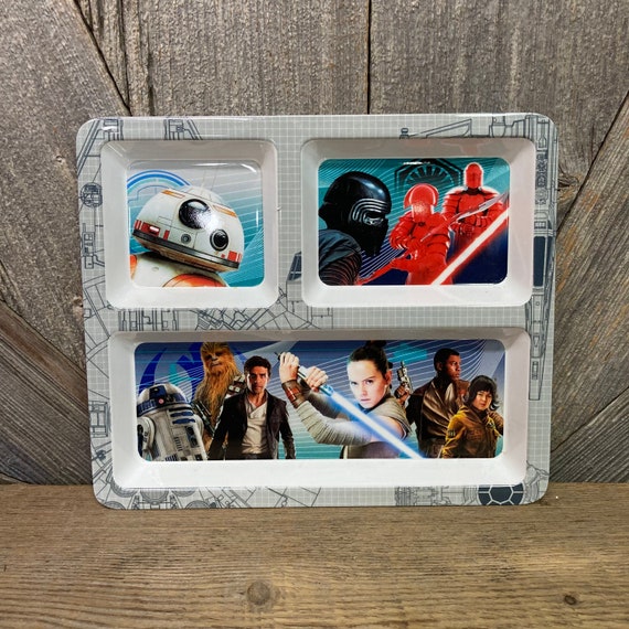 Star wars Plate {Anakin Darth Vadar Zak Designs Plastic Kid Play Dishes  Baby Plate} Star-wars Birthday Party Melmac Boy Toy