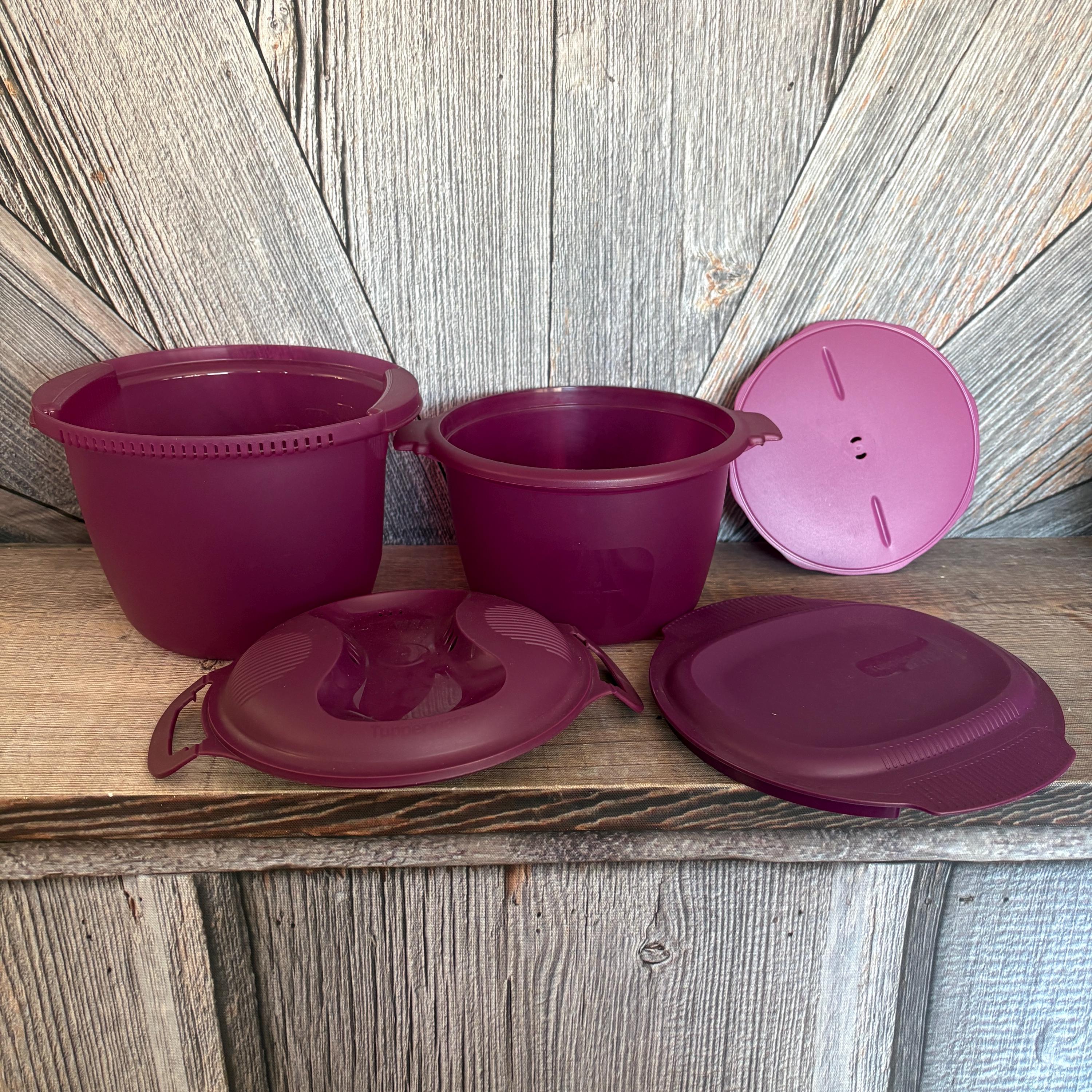 Vintage Tupperware Smart Steamer System {plastic Microwave Tupper Ware ...