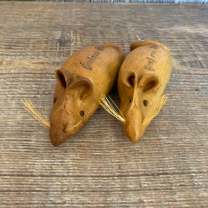 2 Varnished Bread Rats Greetings From Hamelin Pied Piper of Hamelin Souvenir Rat German Bread Dough Mouse Mice Rat Gag Gift Unique Oddity