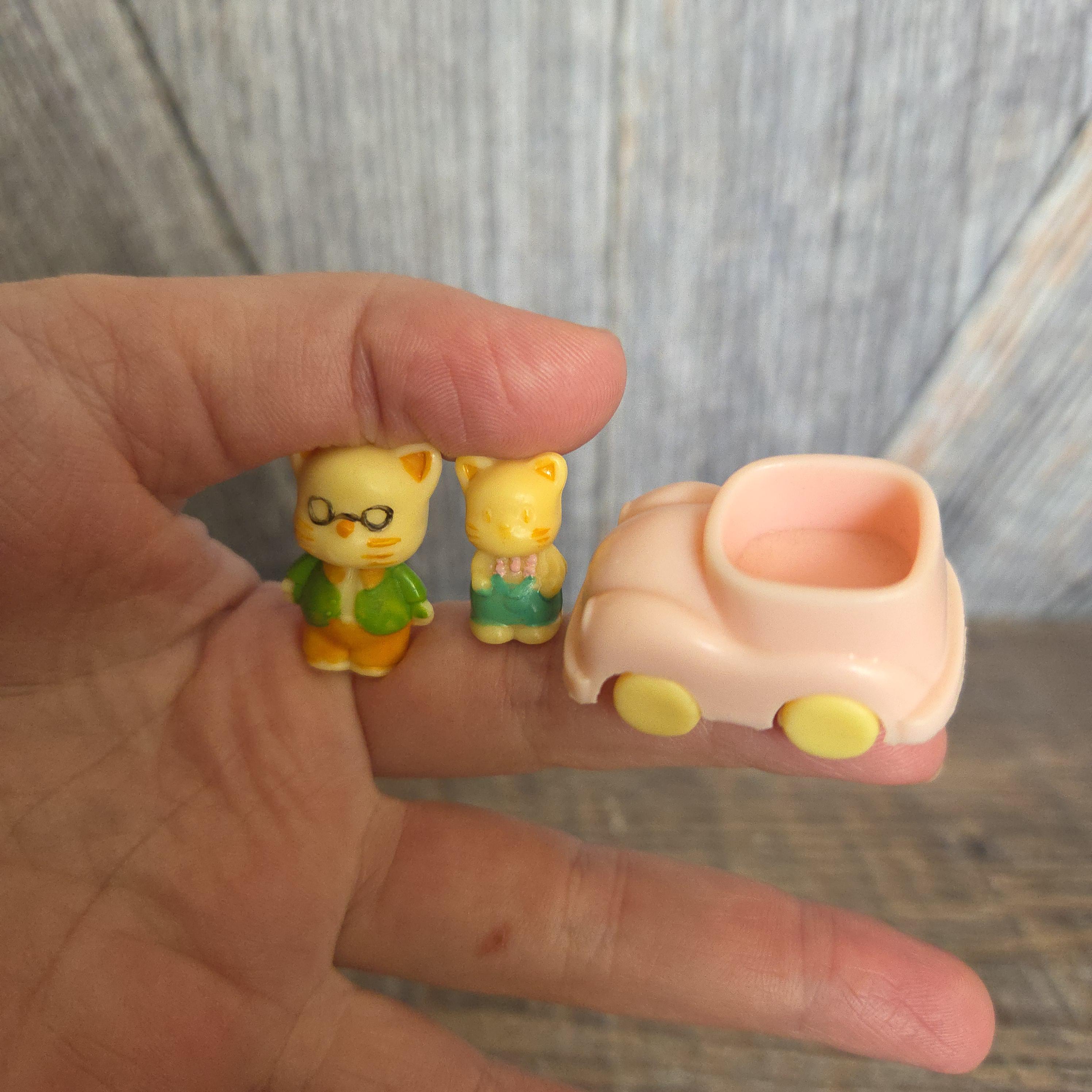 Vintage 90s Meow Meow's Wonderland Tiny Little Miniature Cat Toy