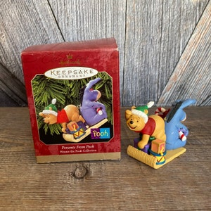 Vintage Presents from Pooh Christmas Ornaments Hallmark Winnie the Pooh Ornament {Hallmark Keepsake Ornament}  Ellathesella