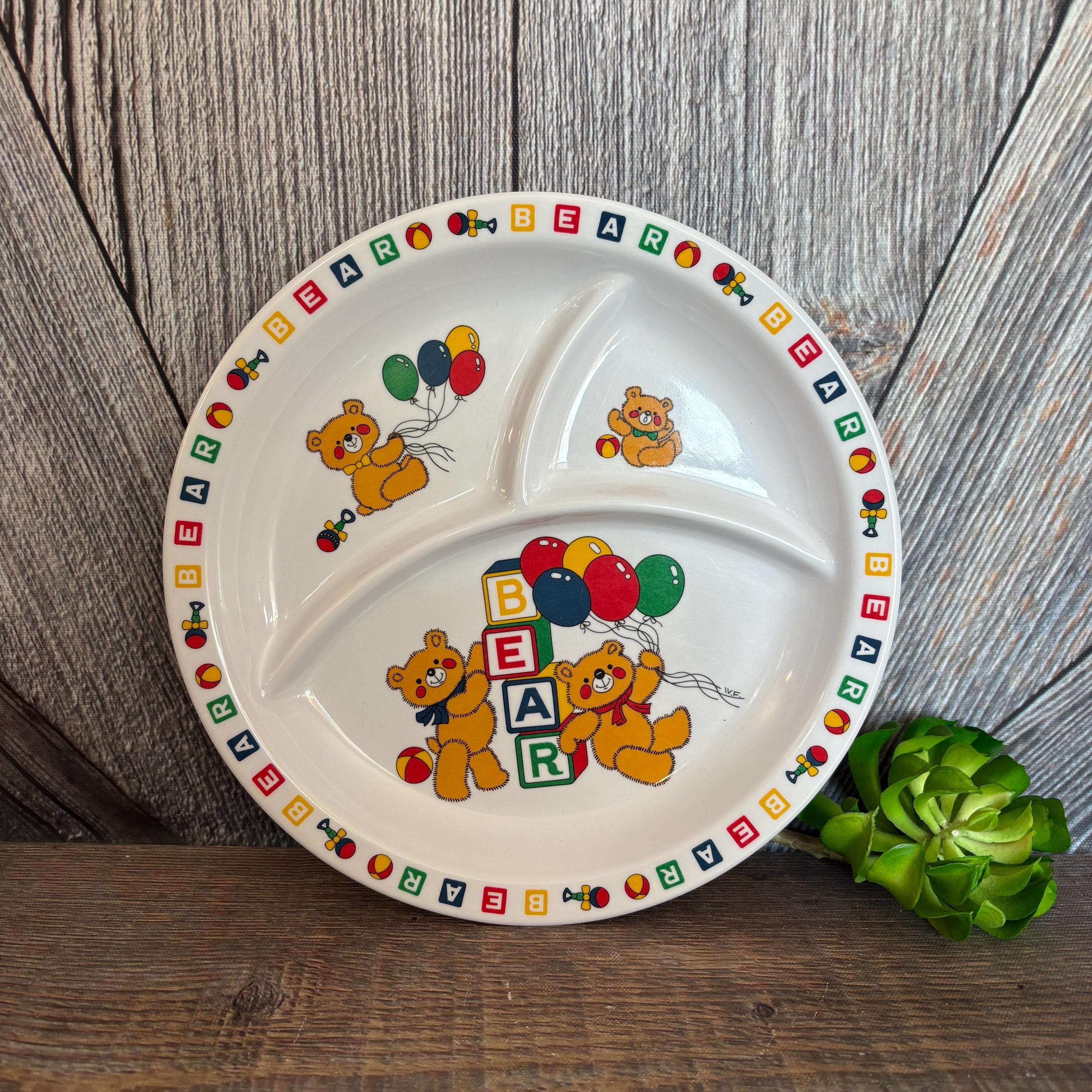 Vintage Childs Alphabet Plate - Etsy