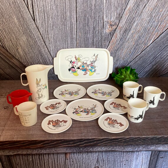 Vintage Looney Tunes Children's Tea Set children's Etsy