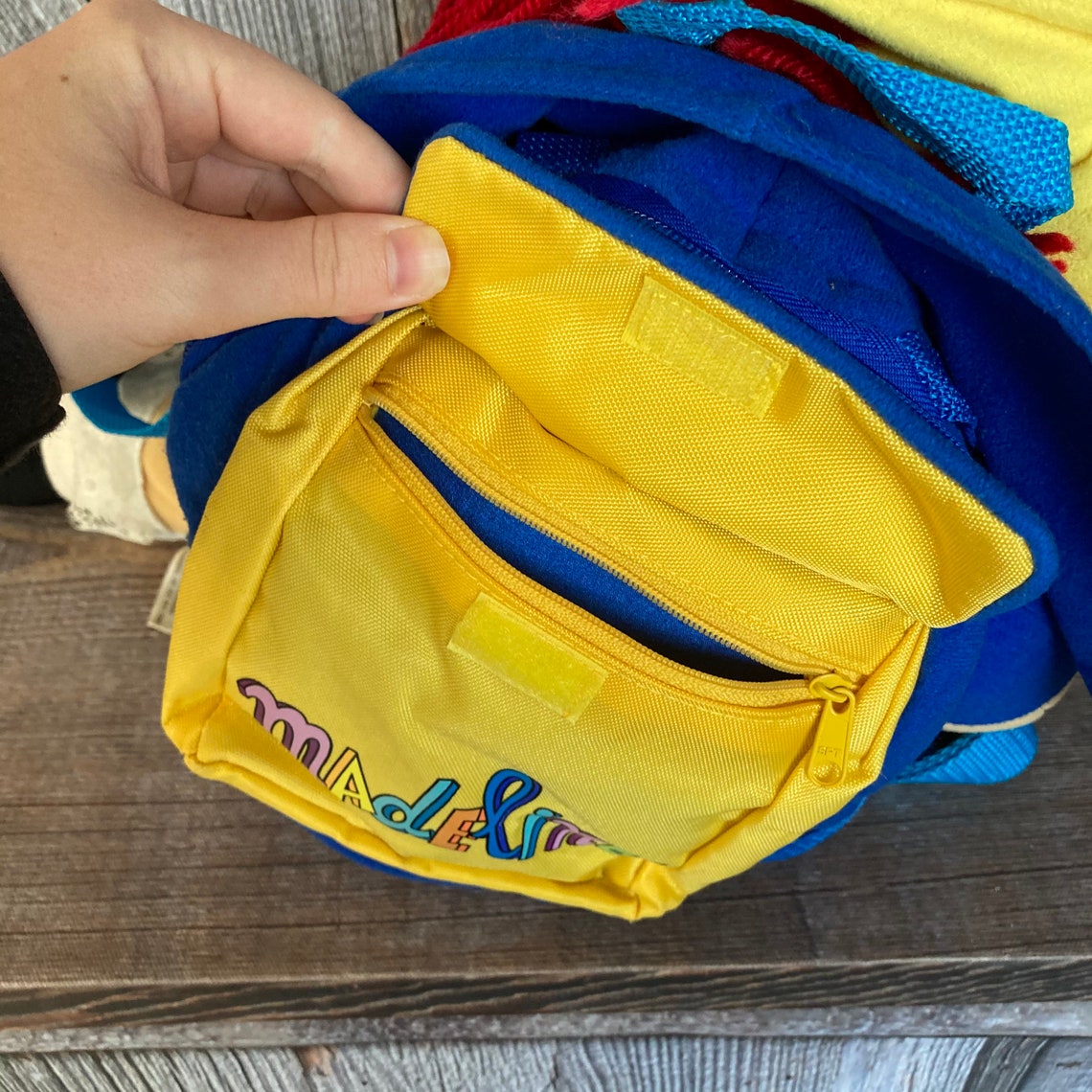 Vintage Madeline Backpack 90s Madeline Plush Kids Backpack Etsy