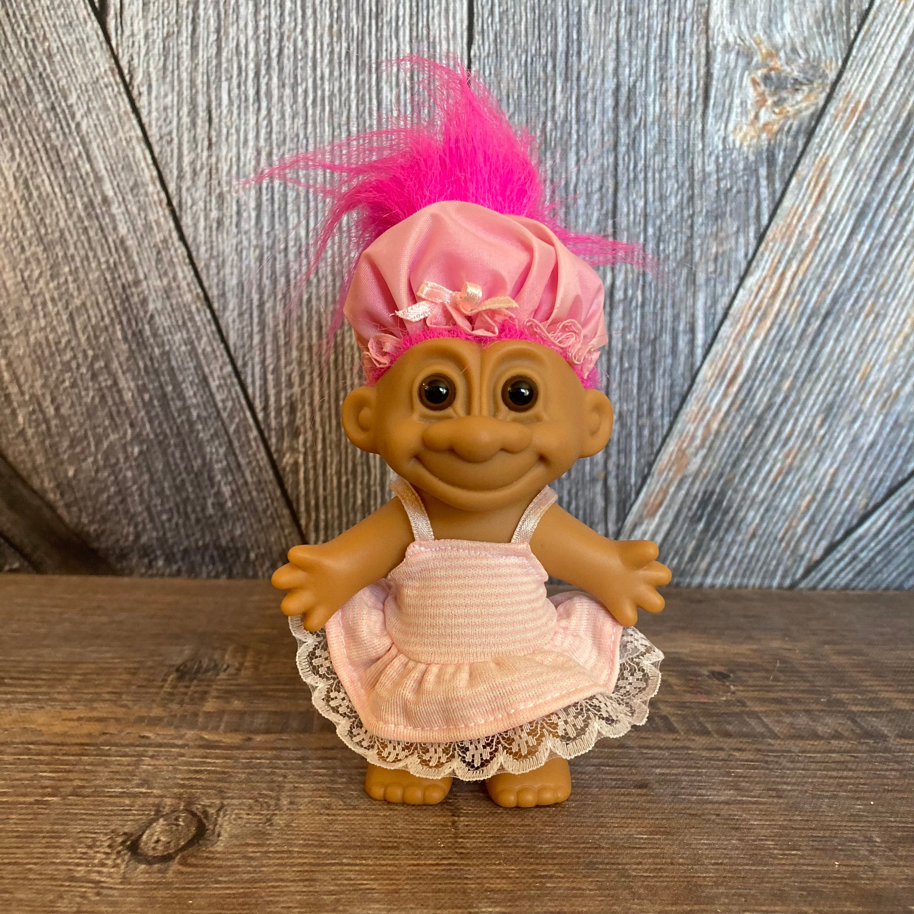 Vintage Girl Troll Doll Ballerina Pink Tutu Dress Troll with -  Portugal