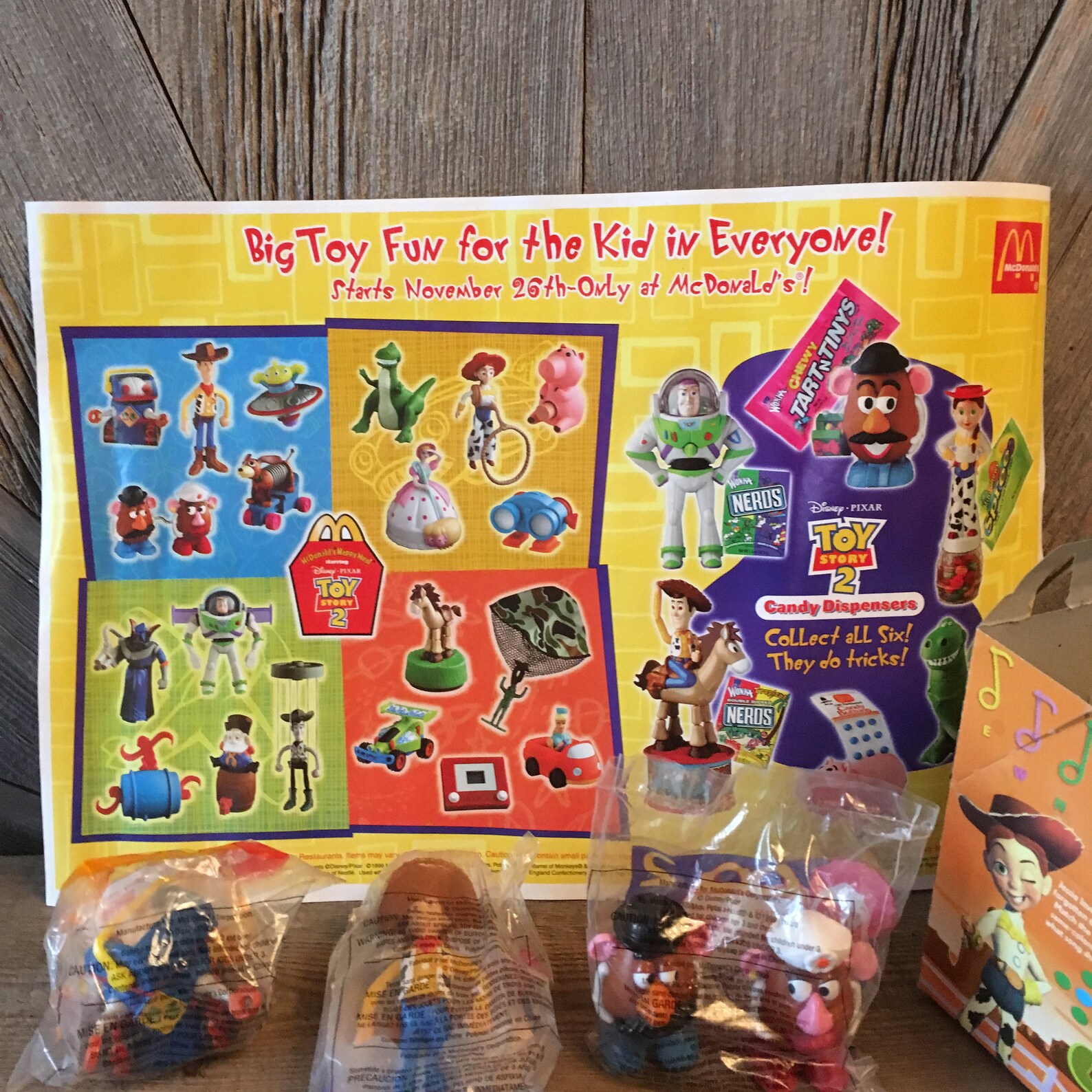 Toy Story 2 Mcdonalds Happy Meal Toys Action Figures Buzz Etsy