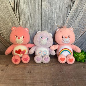Vintage Care Bear Plush Toy Pick 1 Carebear Stuffed Animal Loves a Lot Bear, Wish Bear, Care Bears Baby Share Bear, Toys Baby Shower 10 inch