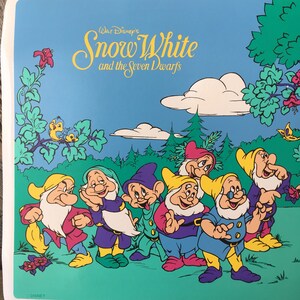 Snow White and the Seven Dwarfs Vintage Placemat Place Mat - Etsy