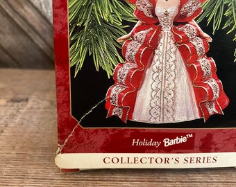 Vintage Barbie Christmas Ornament Hallmark Keepsake Holiday Barbie