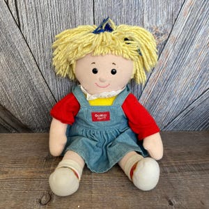 Vintage Oshkosh B'gosh Rag Doll, Betsy, Vestbak Dress Blonde Hair