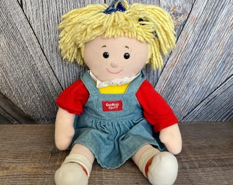 Vintage Oshkosh B'gosh Rag Doll, Betsy, Vestbak Dress Blonde