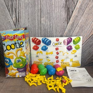 Vintage Cootie Game Milton Bradley, 1999 Complete! The Game of Cootie Plastic Bug Kids Game {Cooties Ant Board Game}