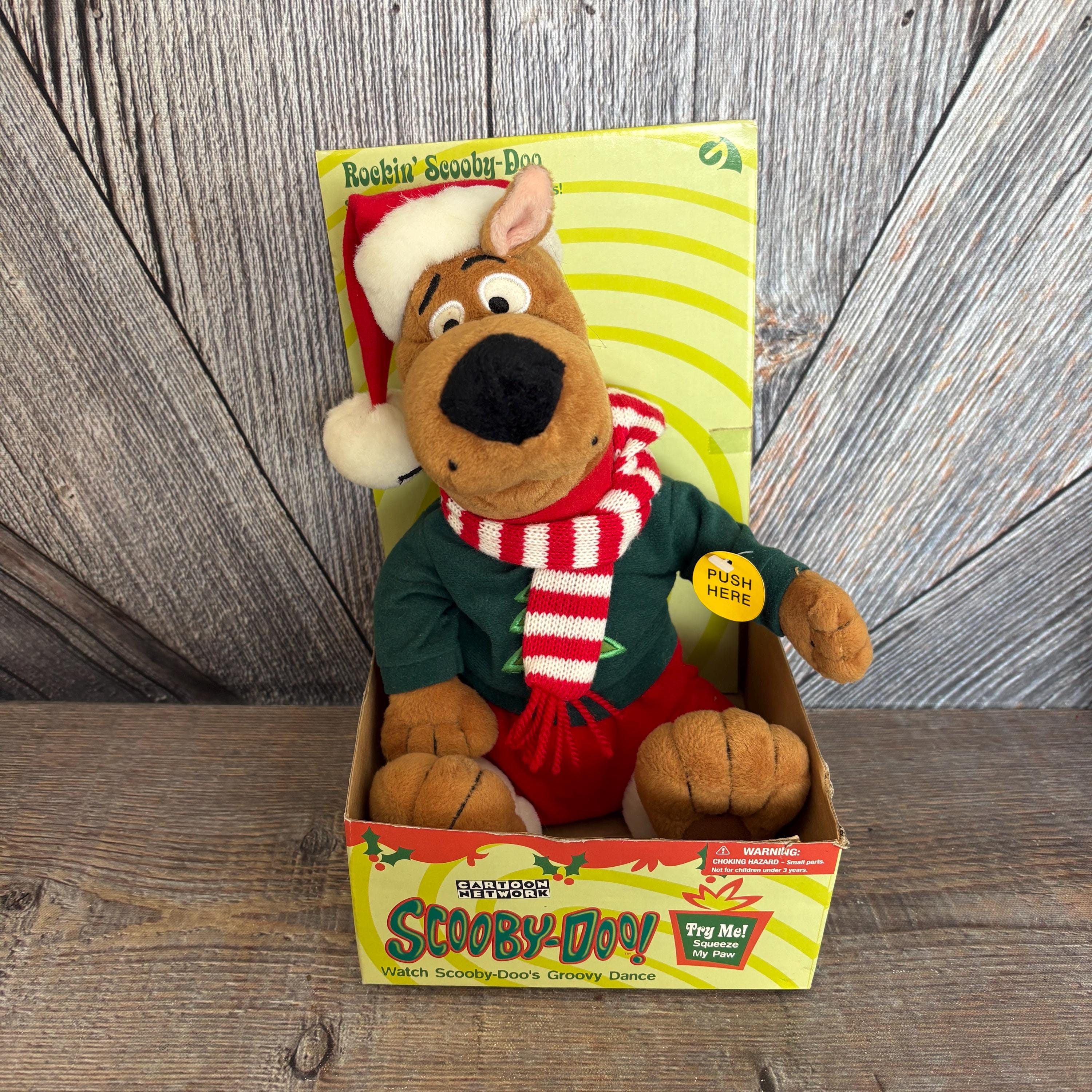 Vintage Christmas Scooby Doo Dancing Rocking Singing Plush 1990s