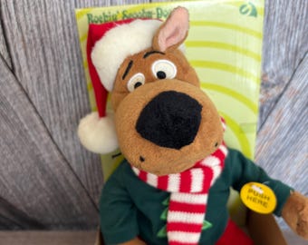 Vintage Christmas Scooby Doo Dancing Rocking Singing Plush 1990s