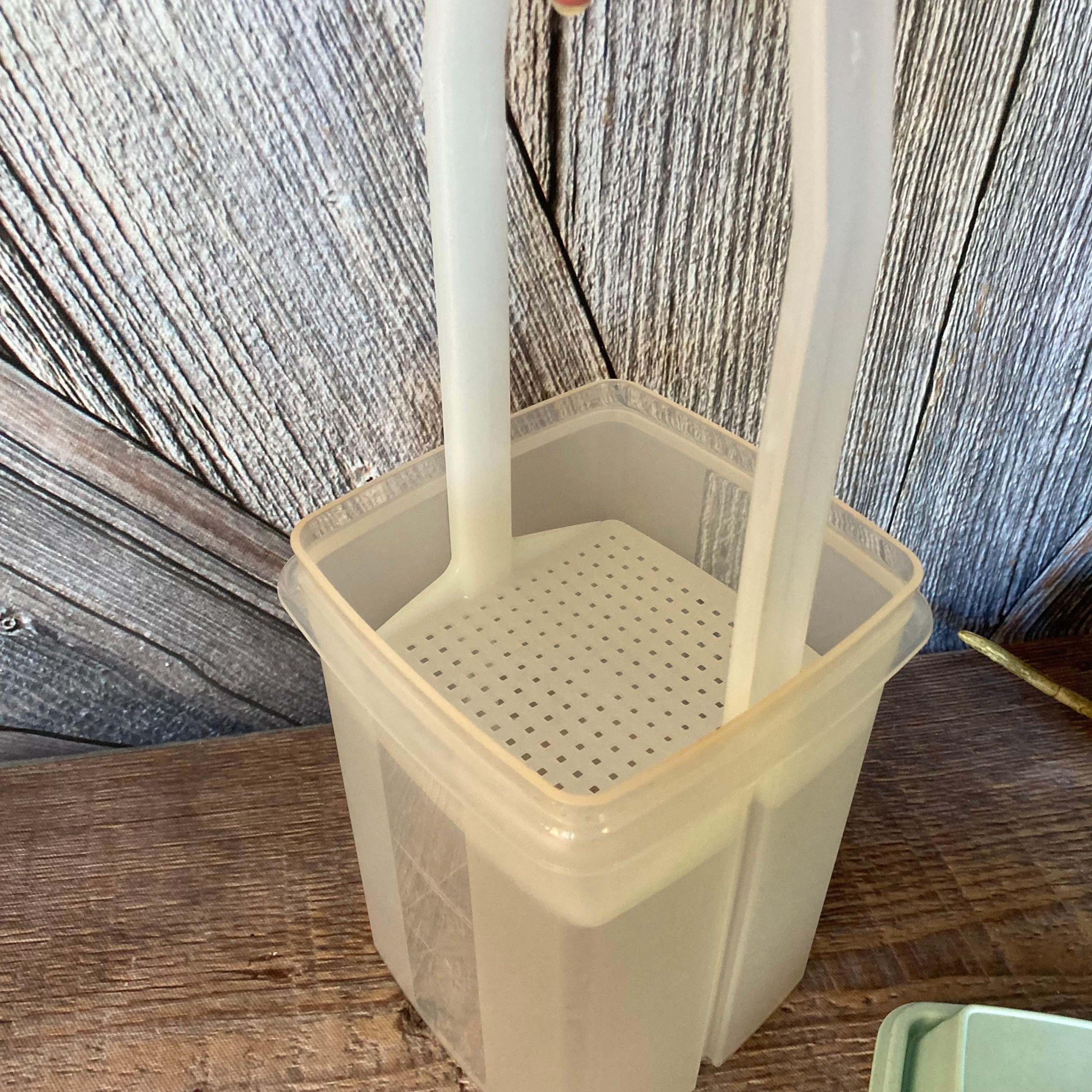 Vintage Tupperware Pickle Keeper 1560 1562 Pickadeli Storage Etsy