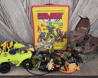 Mega GI Joe Set With Case, Vehicles, and Figures for a Collector