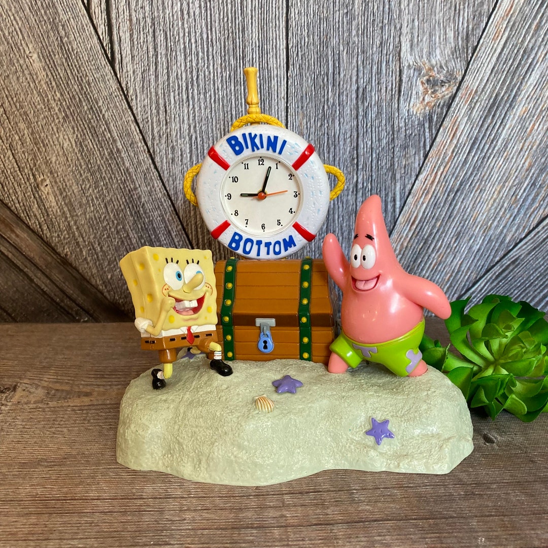 Vintage Sponge Bob Alarm Clock Bikini Bottom Singing Etsy