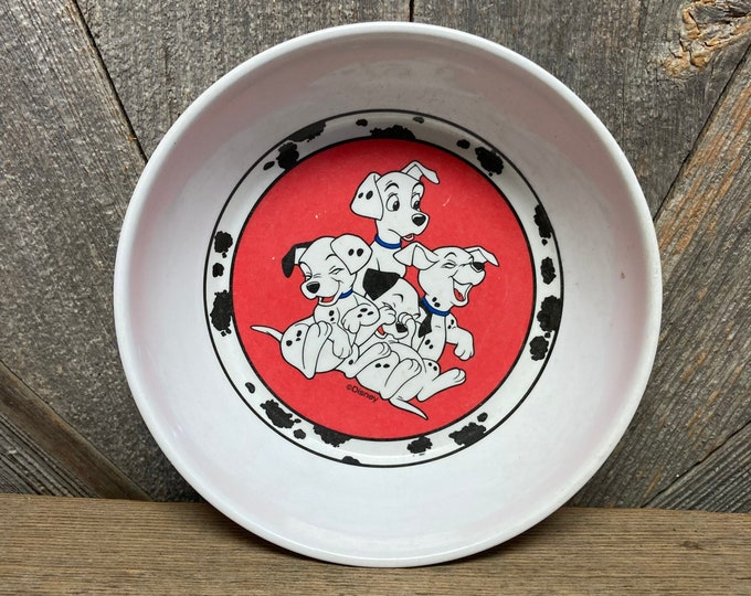 Vintage 101 Dalmatians Bowl vintage Disney Melmac Plastic Bowl Kids