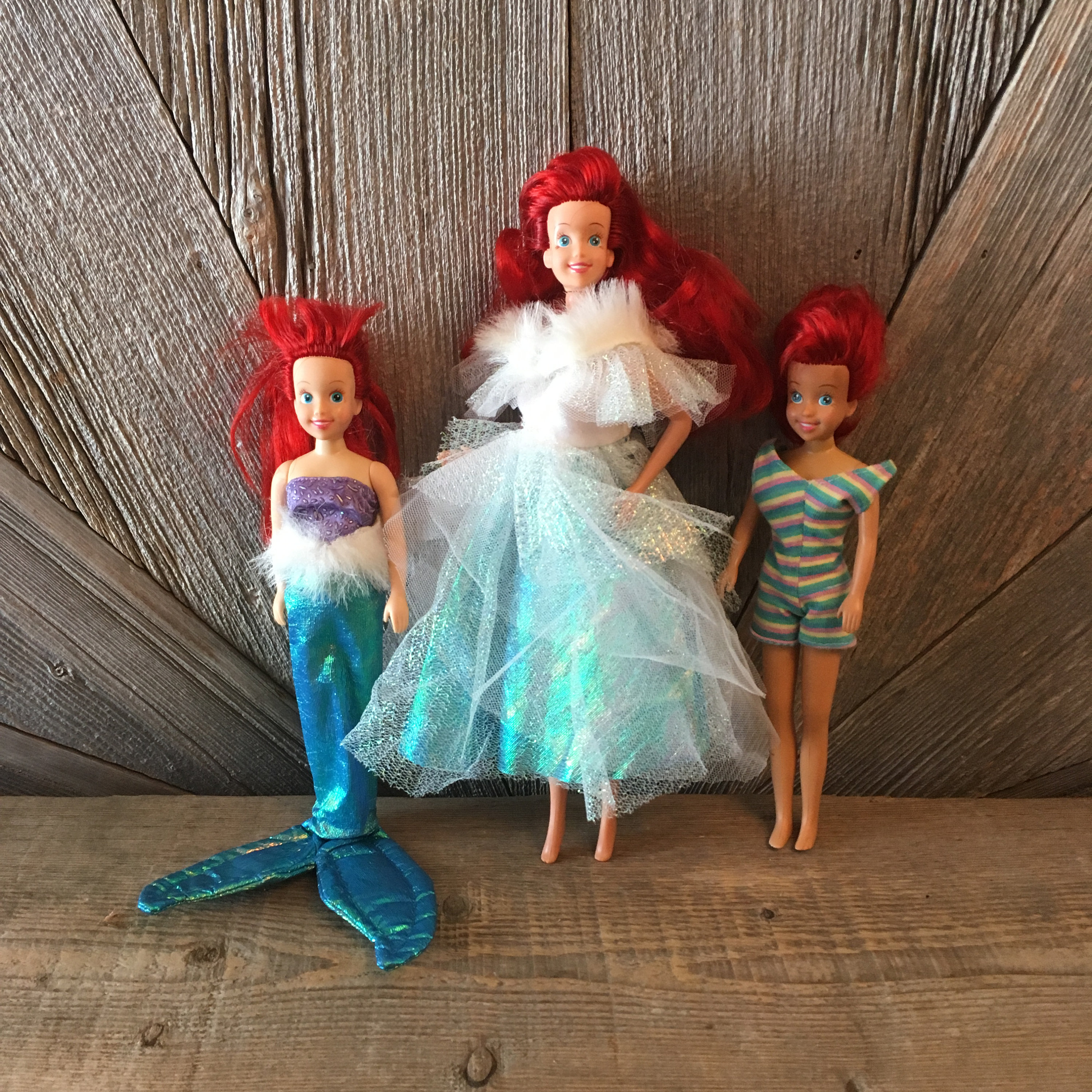 3 Ariel Little Mermaid Barbie Dolls the Little Mermaid Dolls | Etsy India