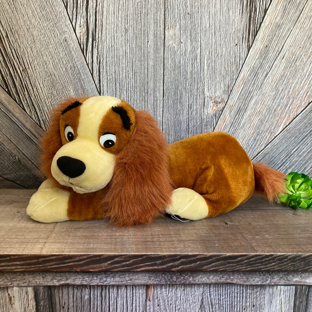 Vintage Lady Plush Lady and the Tramp Stuffed Toy {lady and the