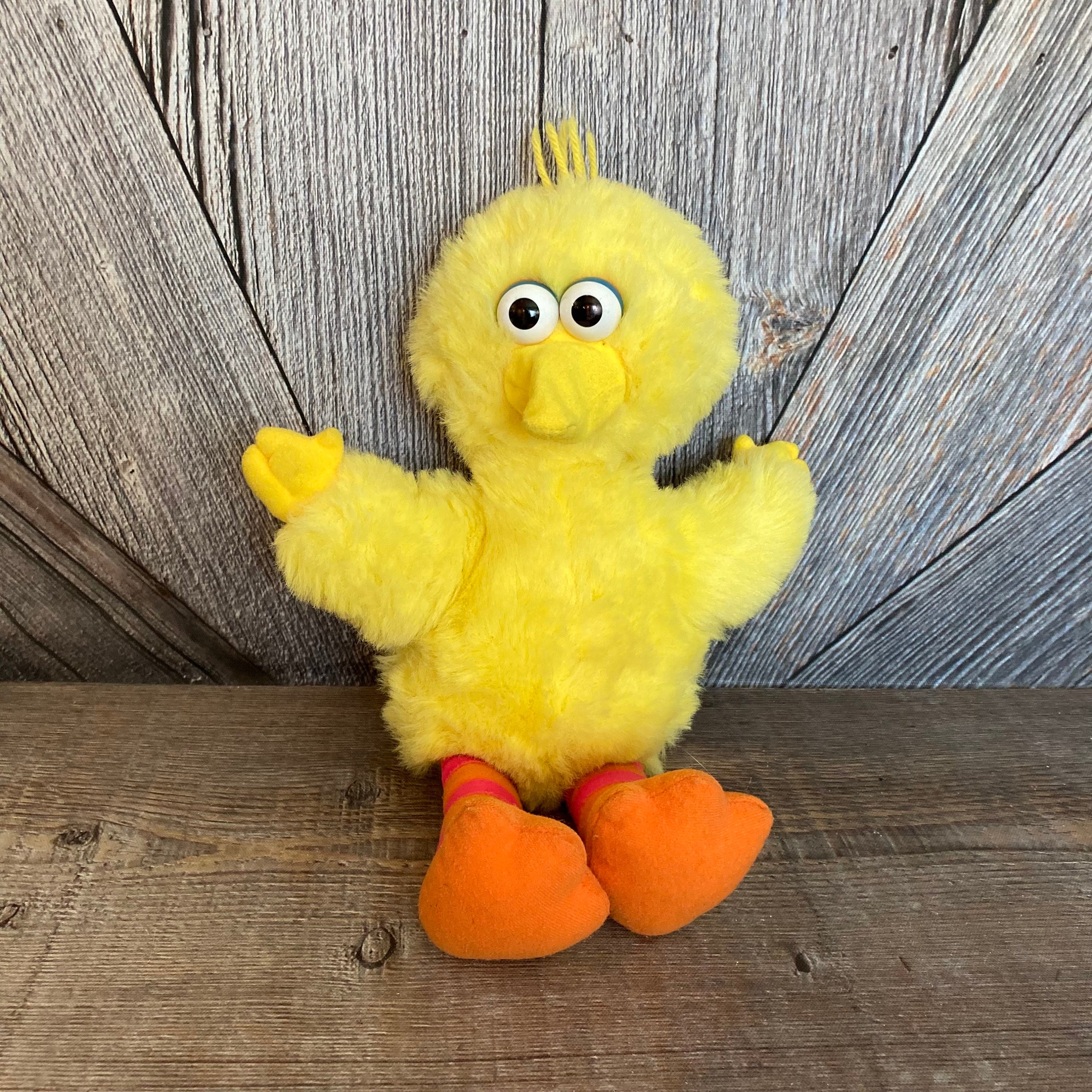 Vintage Big Bird Plush Toy Stuffed Sesame Street Bean Baby Plush