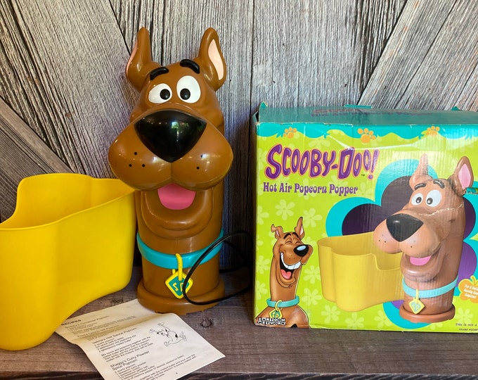 Vintage Scooby Doo Popcorn Popper Hot Air Popper Cartoon Network Works