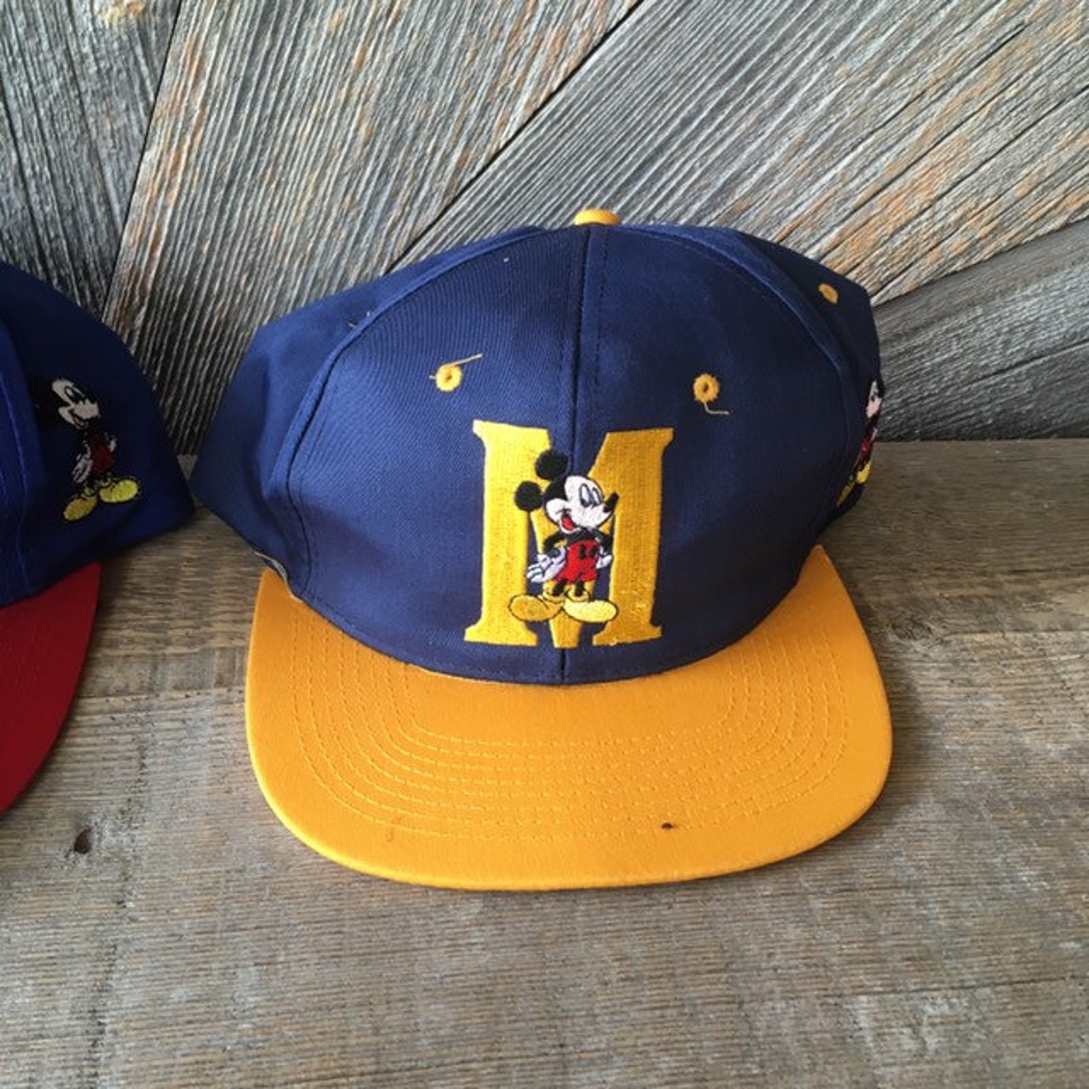 Vintage Mickey Mouse Hat Disney Baseball Cap Mickey Mouse Etsy