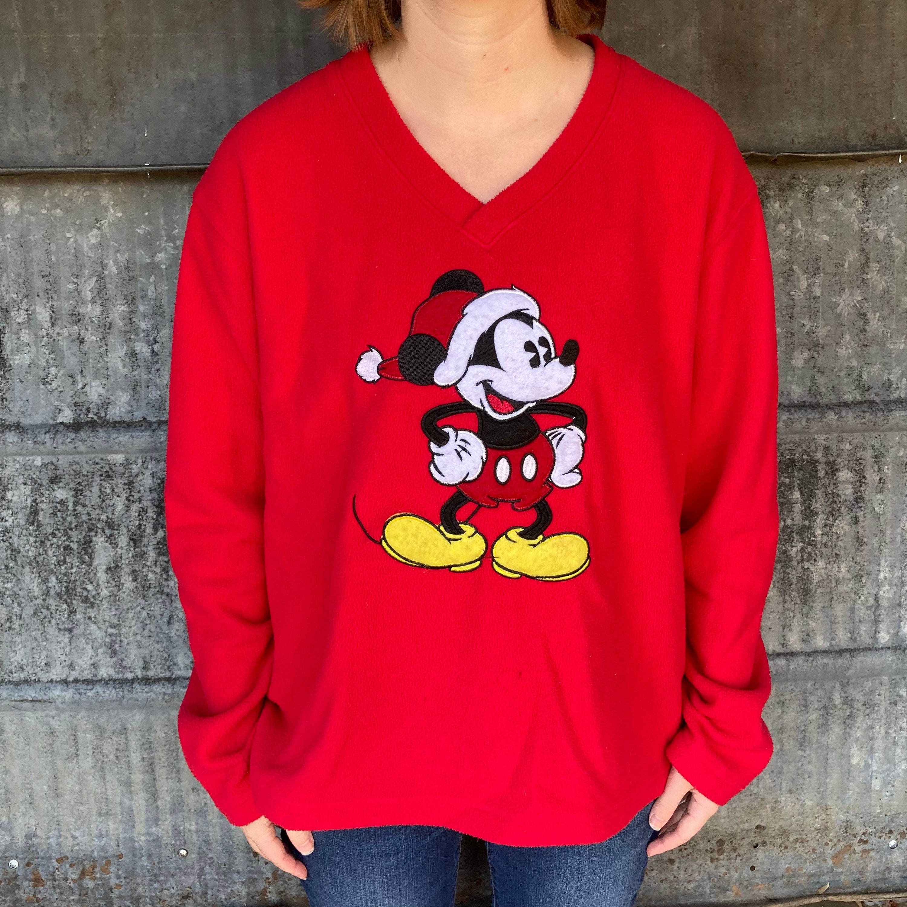 Mickey Mouse Christmas Sweater - Etsy