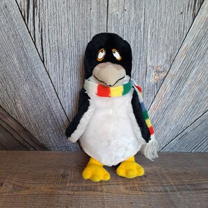 Vintage Penguin Plush, 1981 Dakin Pete the Penguin, Sea World Mascot Plush, Penguin Stuffie