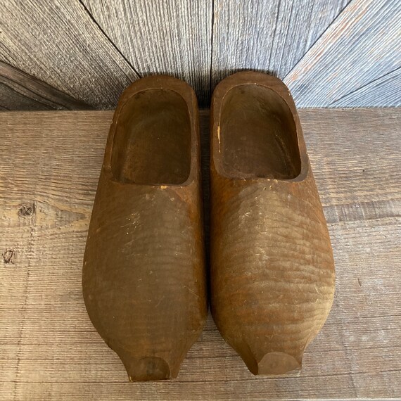 Vintage Wooden Shoes {Dutch Wooden Clogs Scandina… - image 3