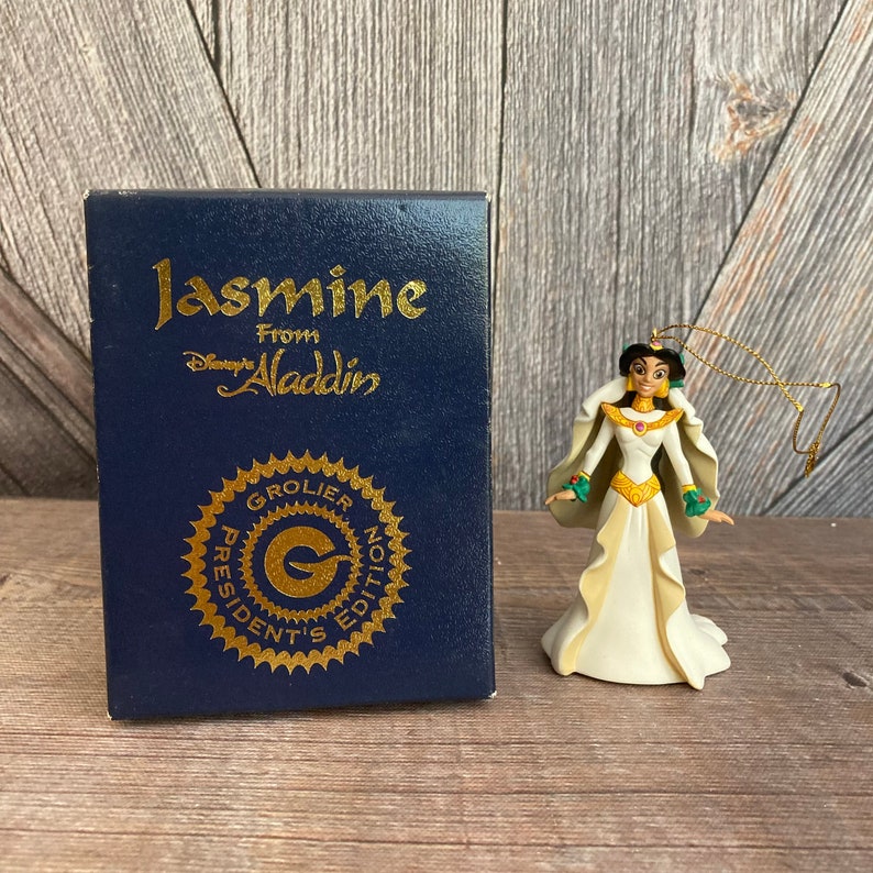 Vintage Jasmine Aladdin Ornament Disney Christmas Ornaments Etsy