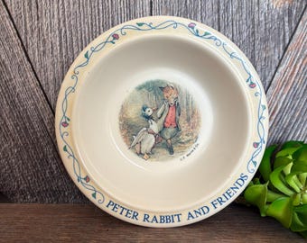 Vintage Peter Rabbit Children's Plastic Bowl and Divided Plate - Etsy