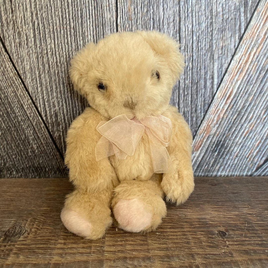 Vintage Teddy Bear Plush Toy Stuffed Animal {milaca Teddy} 7 in Kids ...