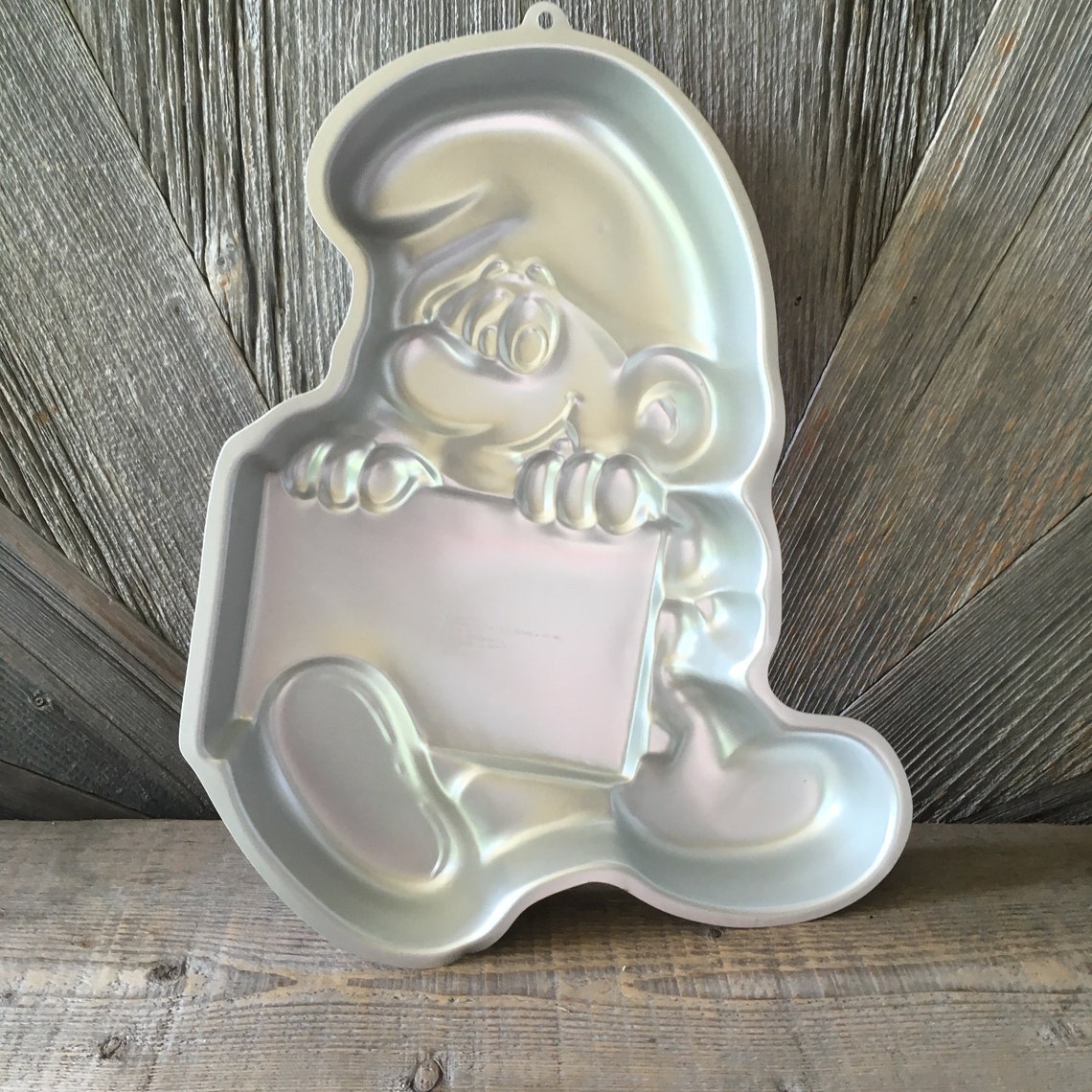 Vintage Smurf Cake Pan vintage Wilton Aluminum Cake Pan Mold Etsy