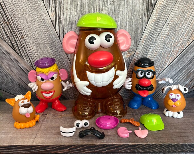 Toy Store Potato Mr. Potato Head Container With 5 Potato Head Toys, Toy Story Toys ...