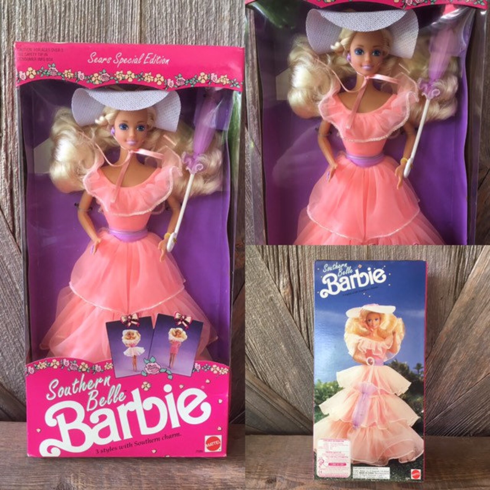 Southern Belle Barbie blonde Hair Mattel 2586 Southern Charm | Etsy