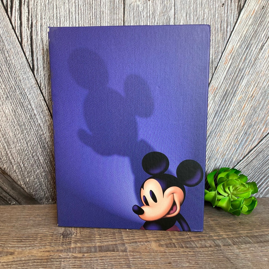 Vintage Disney Photo Album Mickey Mouse Picture Book Scrapbook Etsy