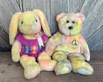 Vintage Bear Beanie Buddy Large Ty Beanie Baby Decoration 90s Toys