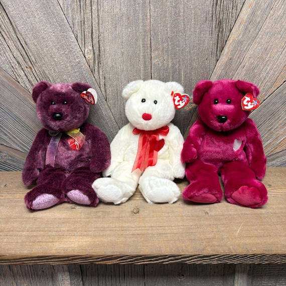 Vintage Bear Beanie Buddy Large Ty Beanie Baby Decoration 90s Toys